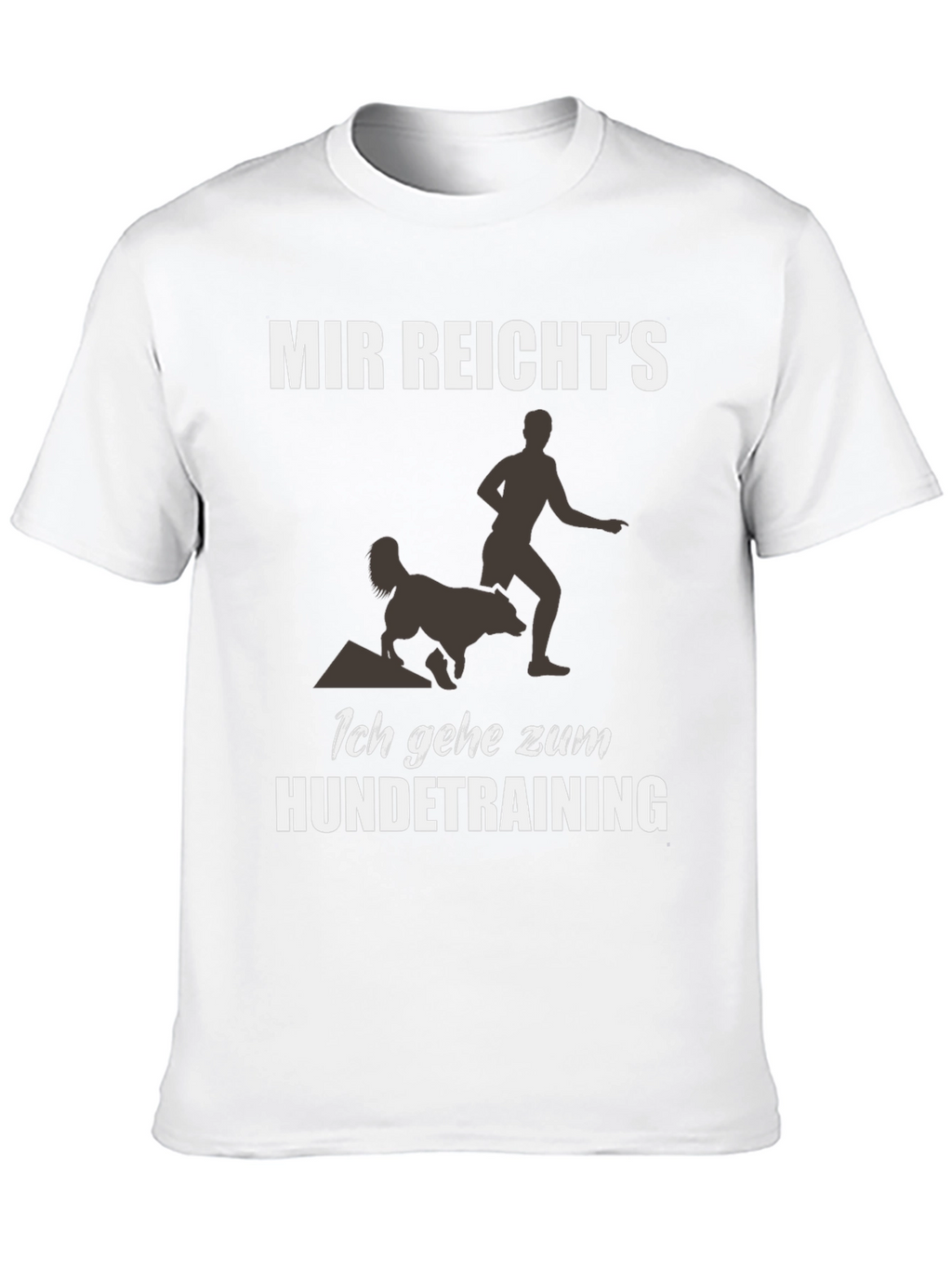 Mens Black Dog Training Graphic Tee
