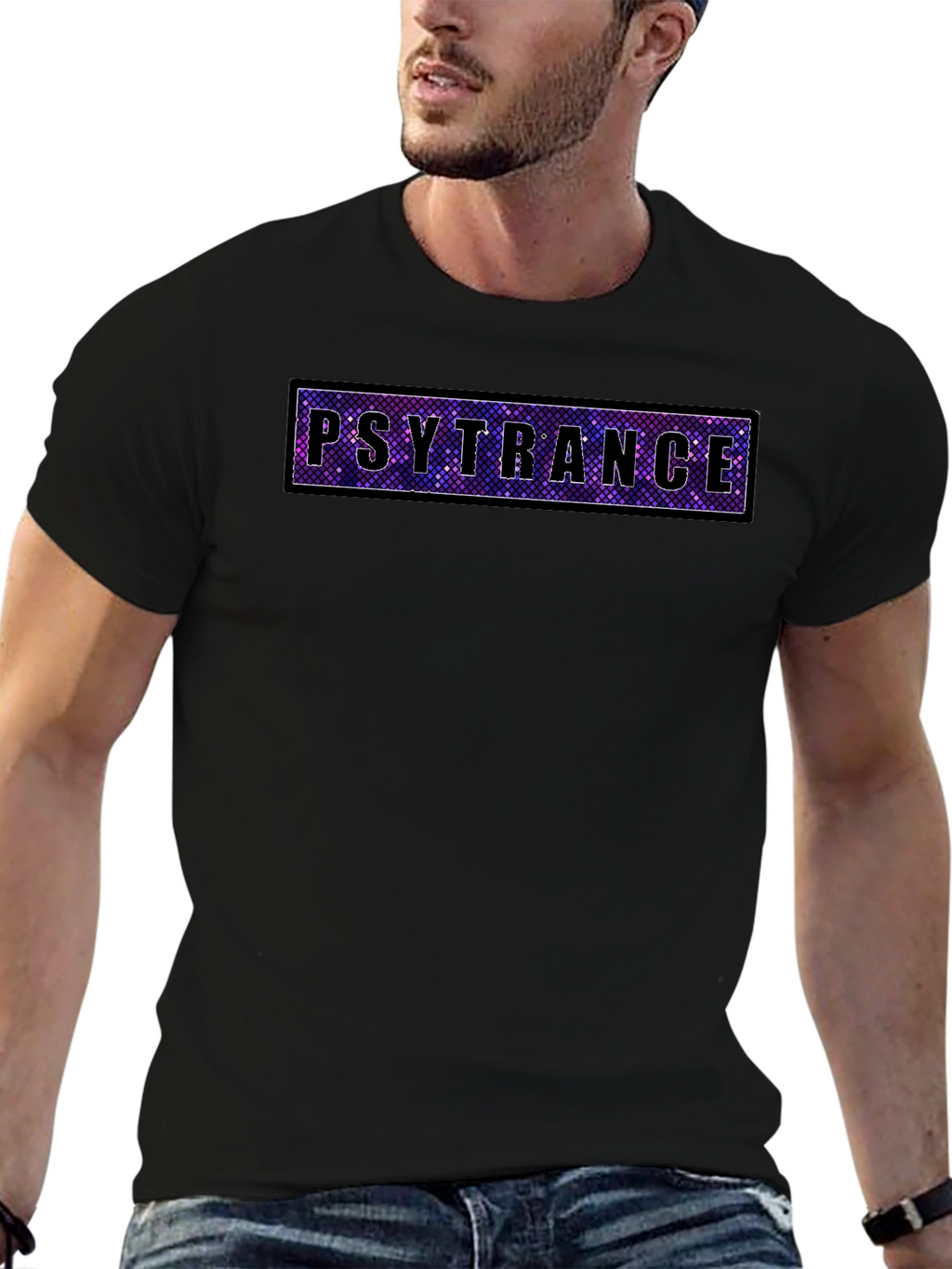 Psytrance Graphic T-Shirt - Vibrant Rave Music Tee