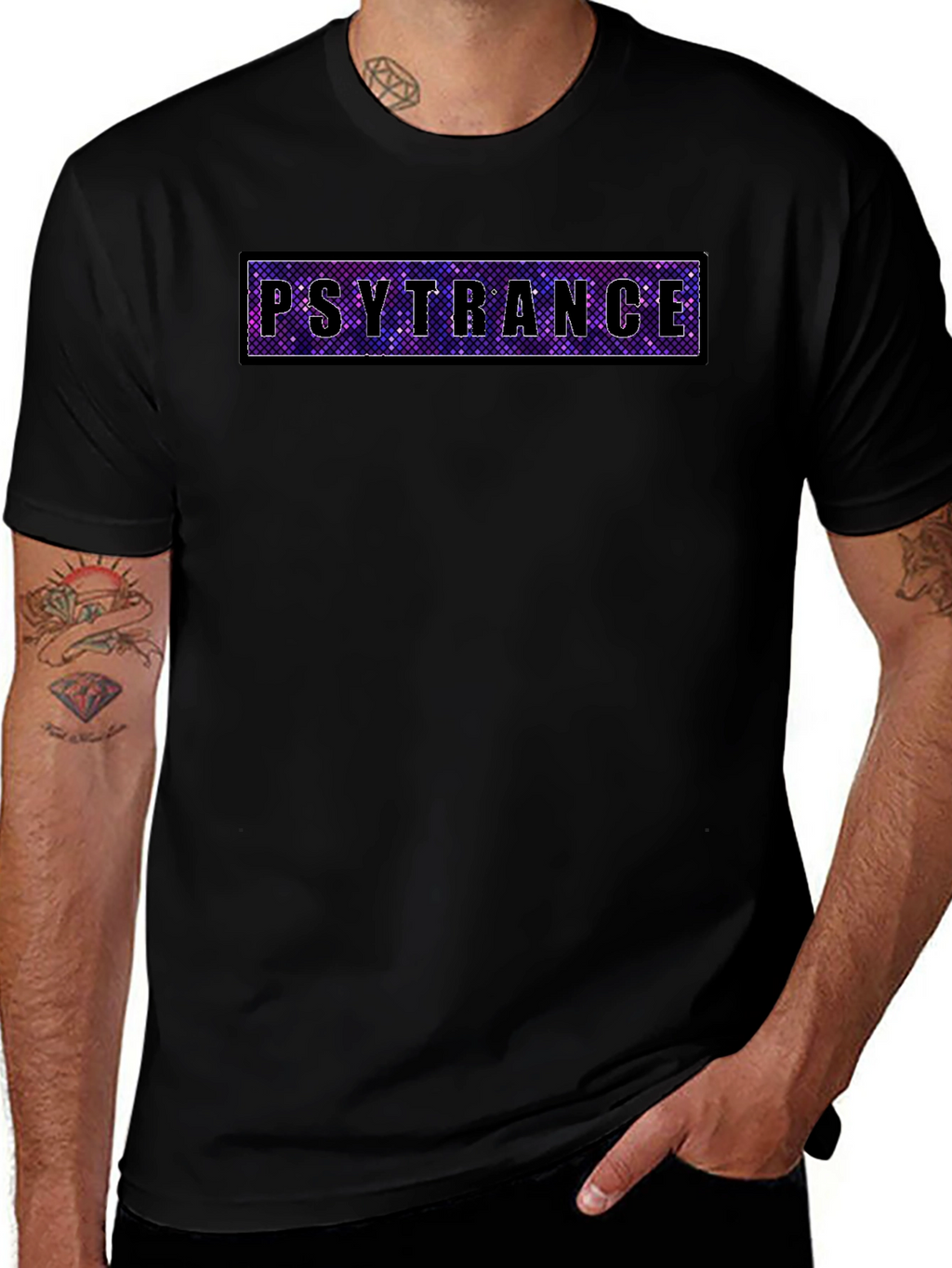 Psytrance Graphic T-Shirt - Vibrant Rave Music Tee