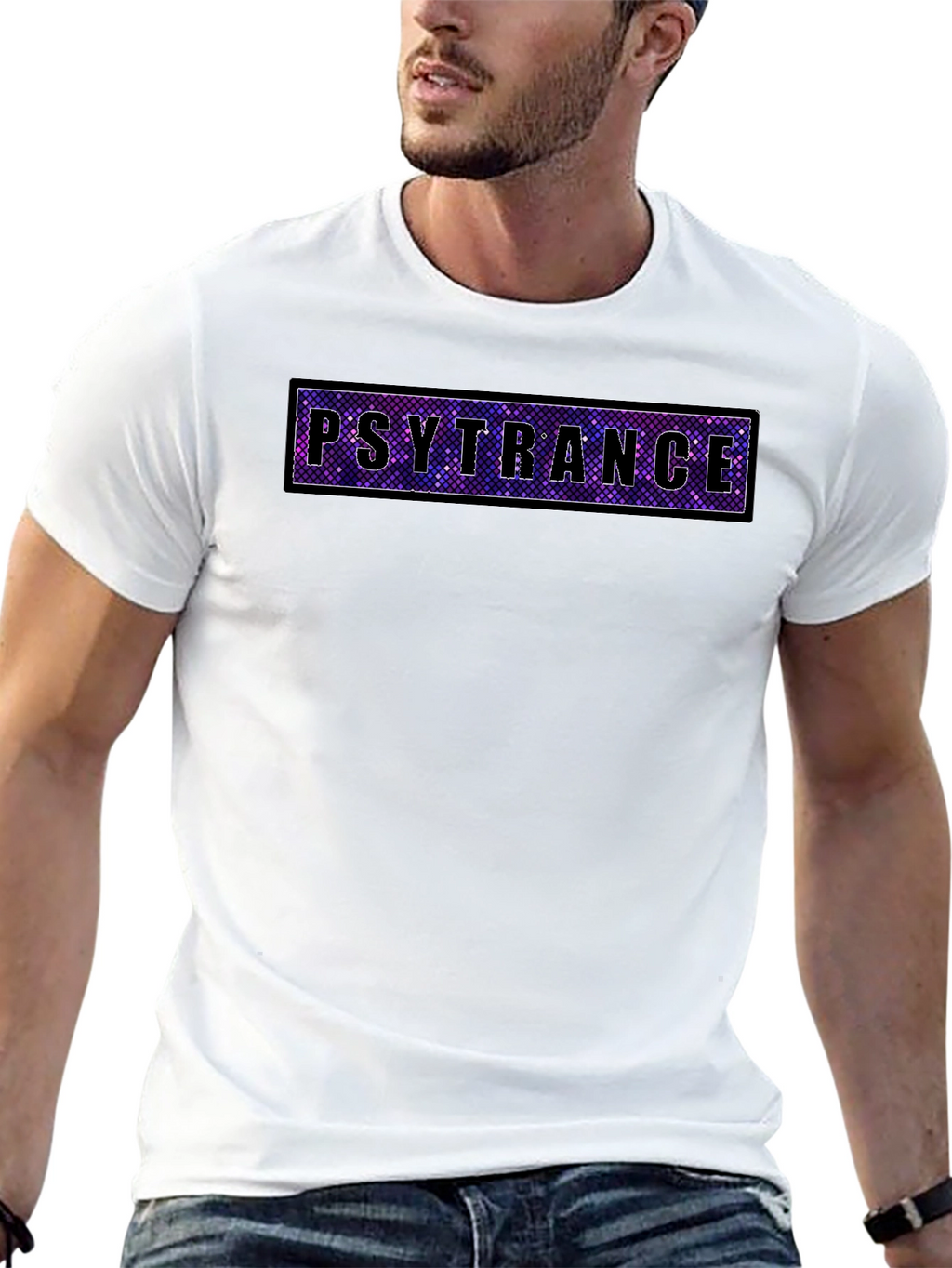 Psytrance Graphic T-Shirt - Vibrant Rave Music Tee