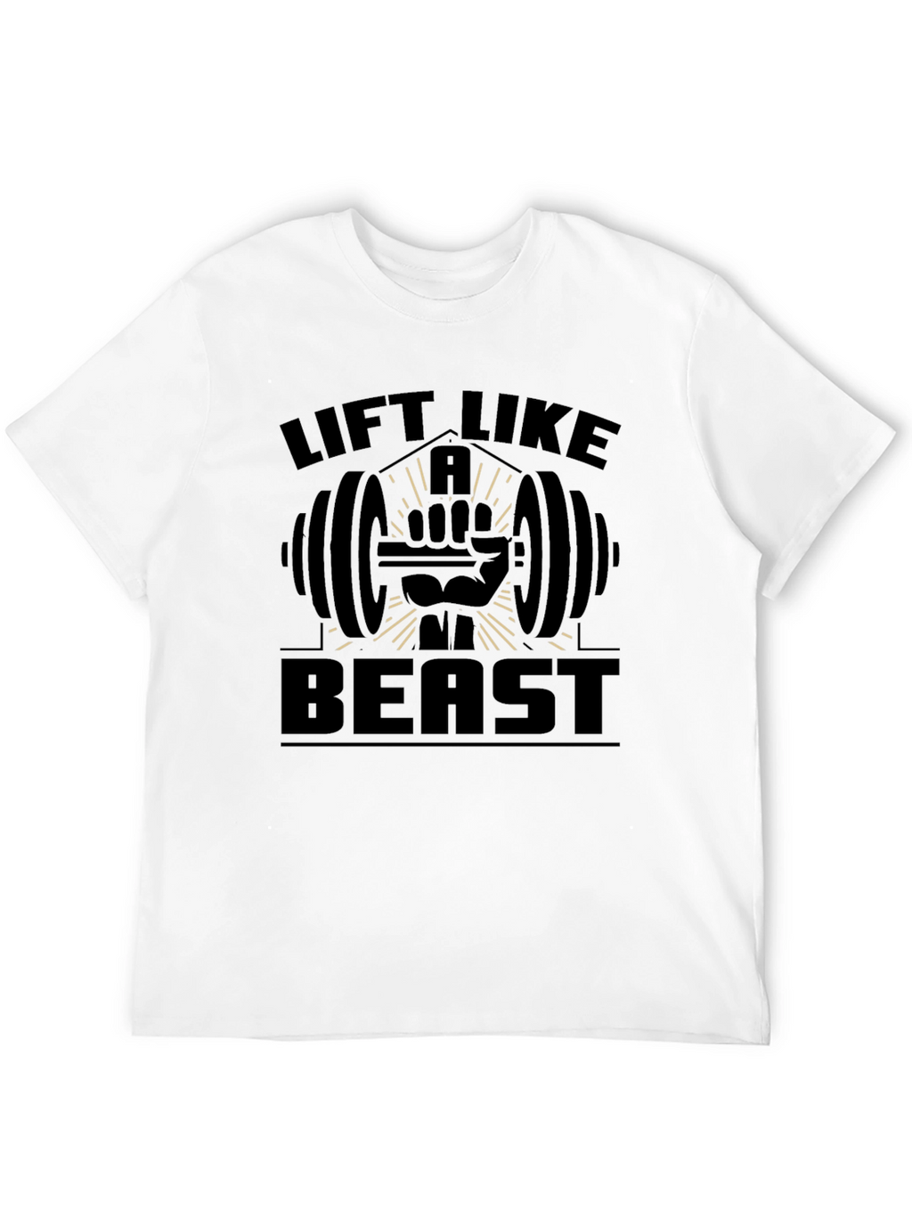 Lift Like A Beast Black T-Shirt Gym Workout