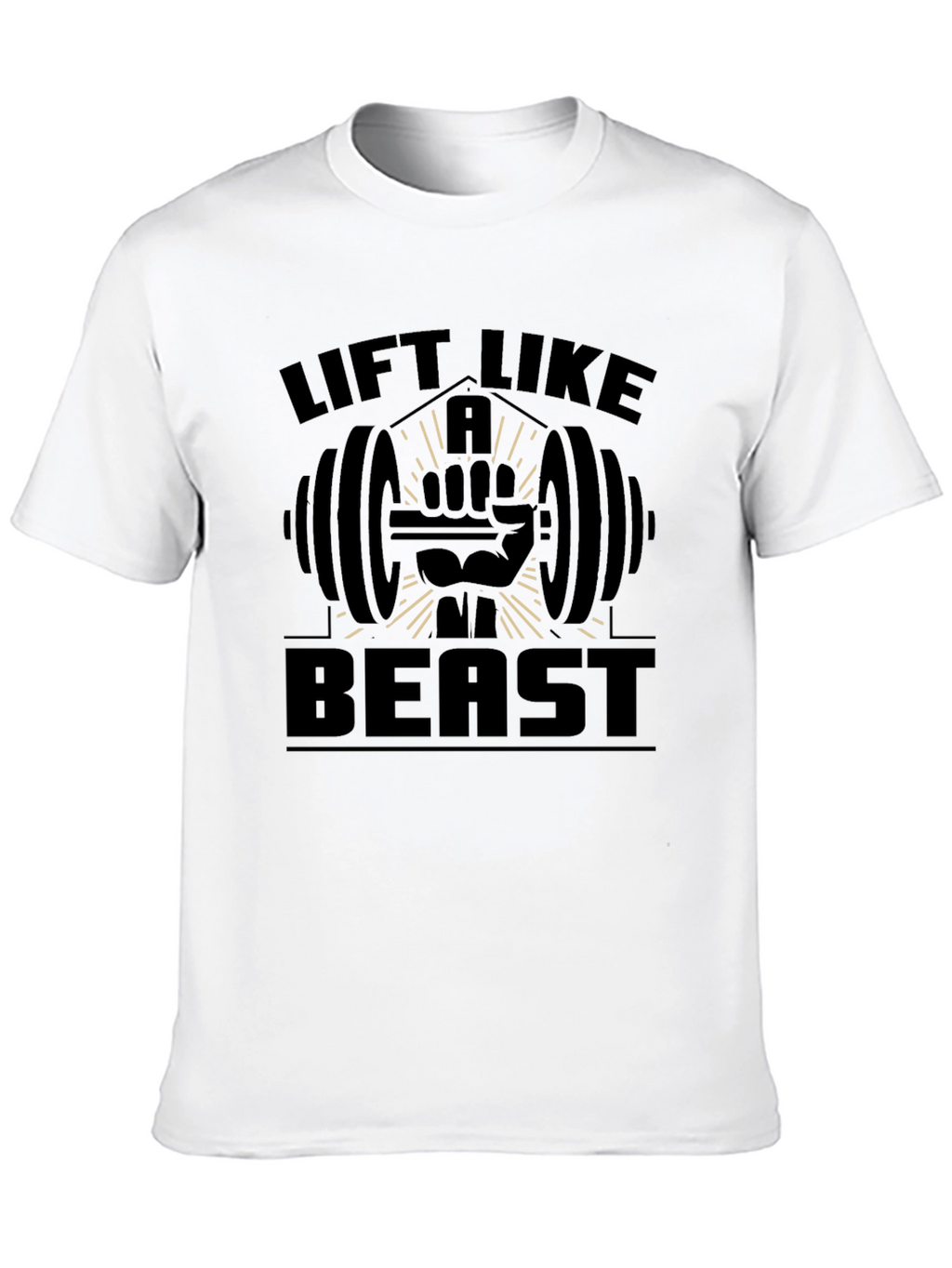 Lift Like A Beast Black T-Shirt Gym Workout