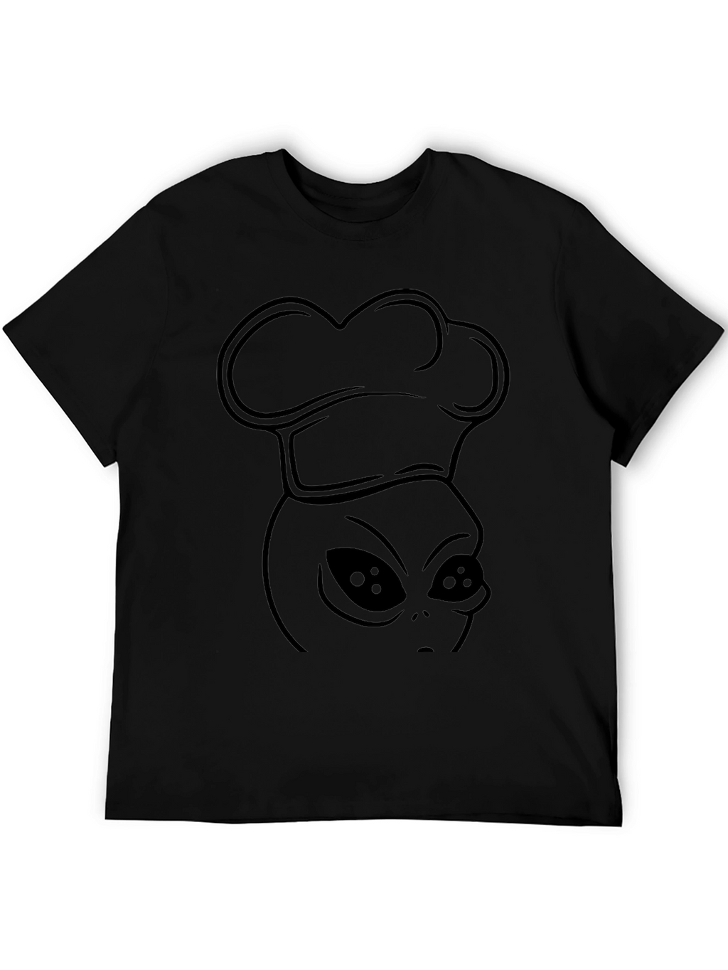 Alien Chef T-Shirt - Black Graphic Tee