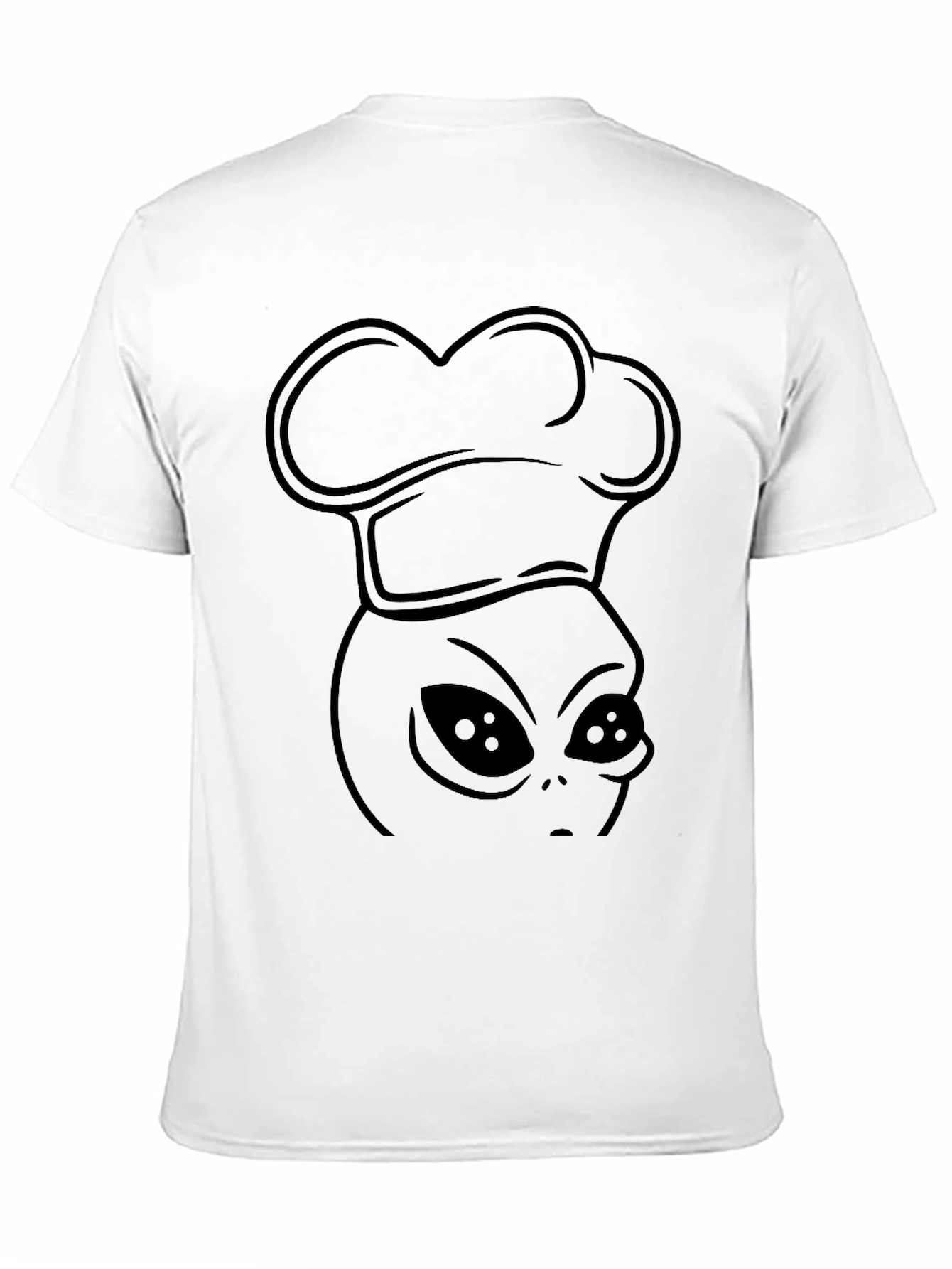 Alien Chef T-Shirt - Black Graphic Tee