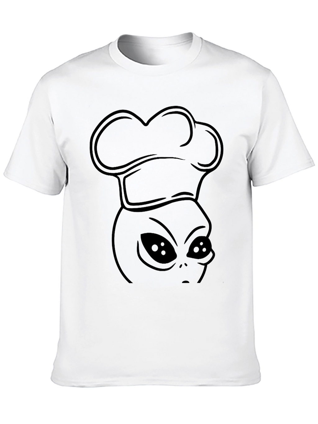 Alien Chef T-Shirt - Black Graphic Tee