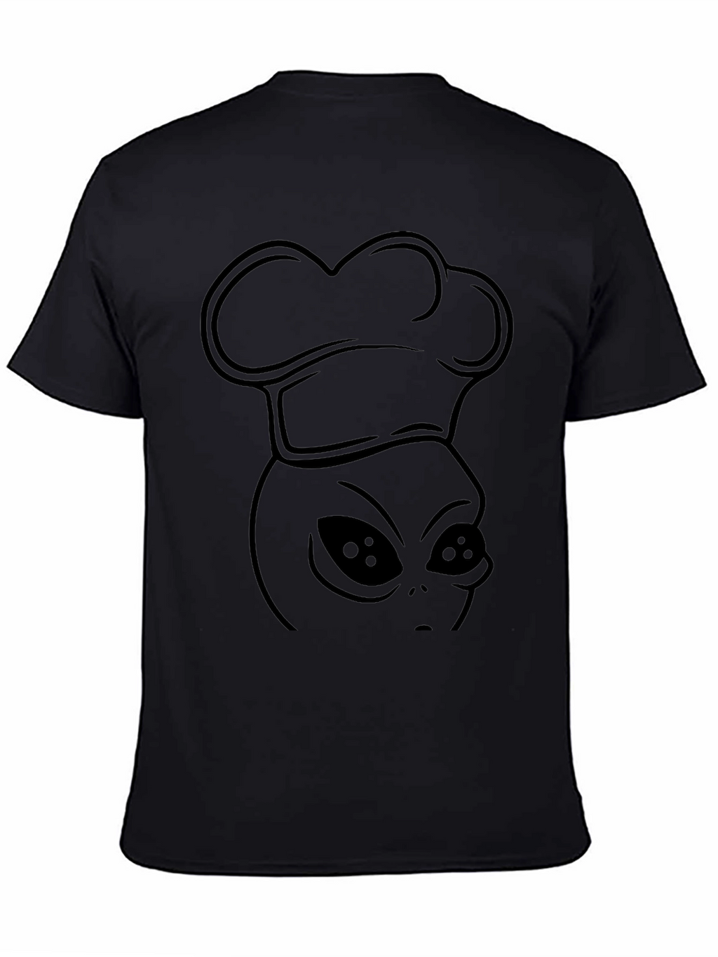 Alien Chef T-Shirt - Black Graphic Tee