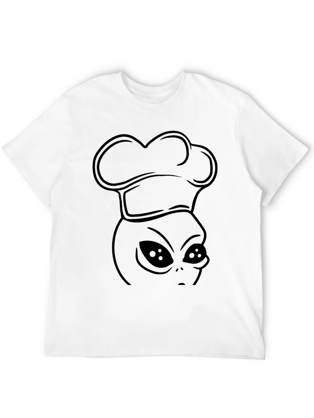 Alien Chef T-Shirt - Black Graphic Tee