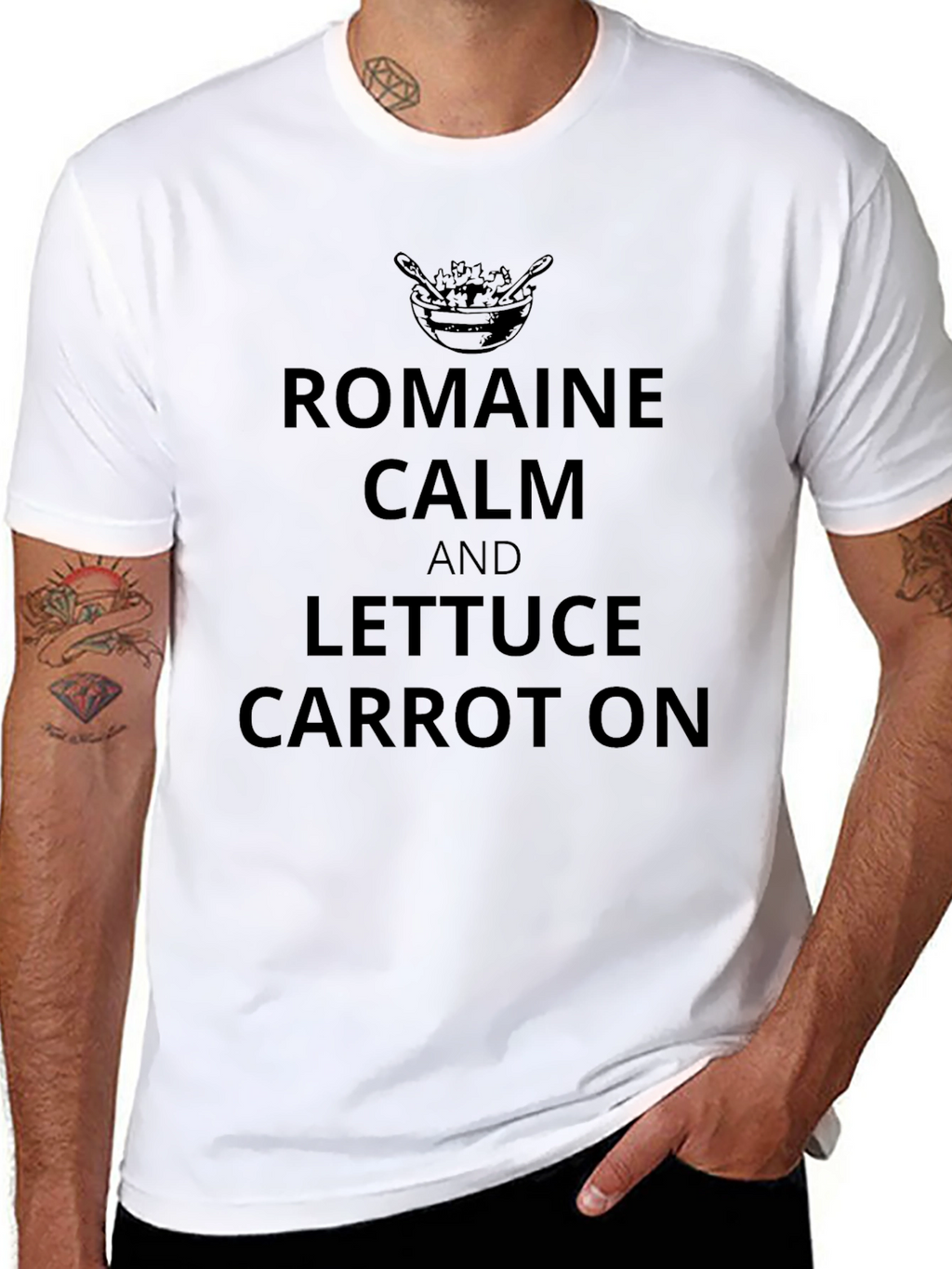Romaine Calm T-Shirt - Funny Foodie Tee