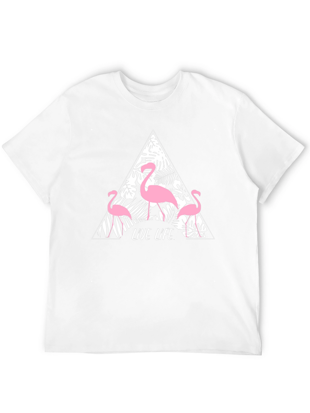 Tropical Flamingo Graphic Tee - Live Life in Style