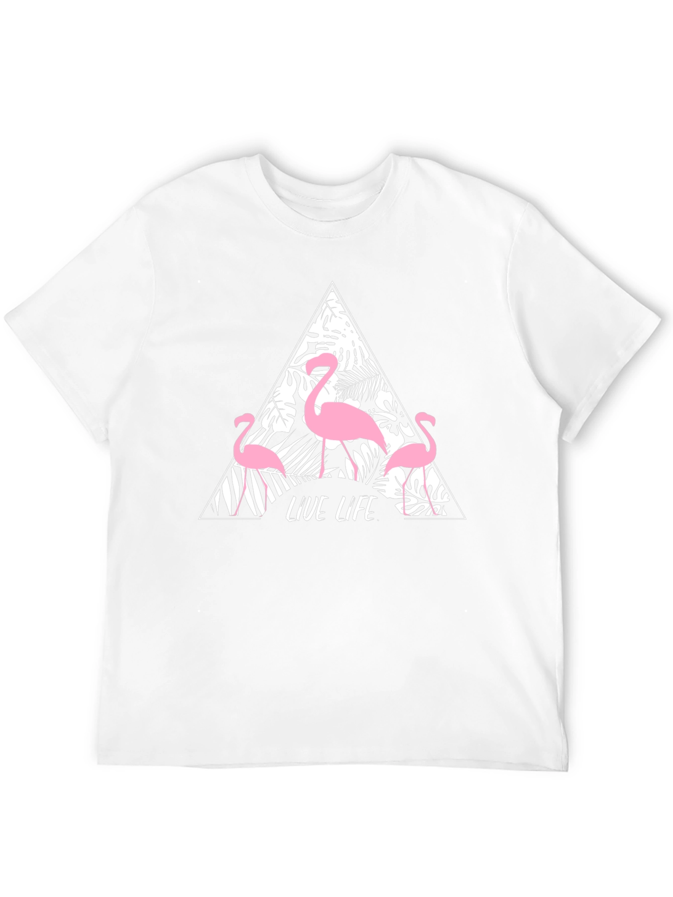 Tropical Flamingo Graphic Tee - Live Life in Style