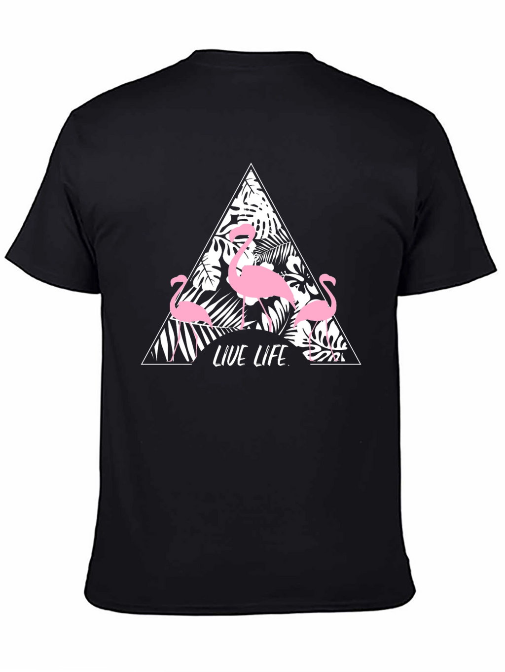Tropical Flamingo Graphic Tee - Live Life in Style