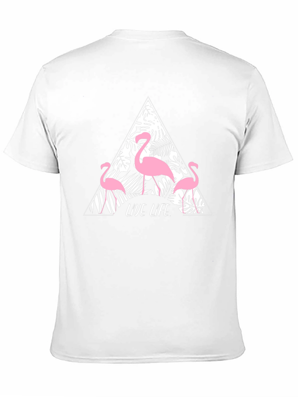 Tropical Flamingo Graphic Tee - Live Life in Style