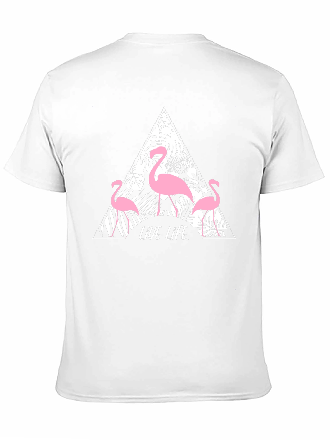 Tropical Flamingo Graphic Tee - Live Life in Style