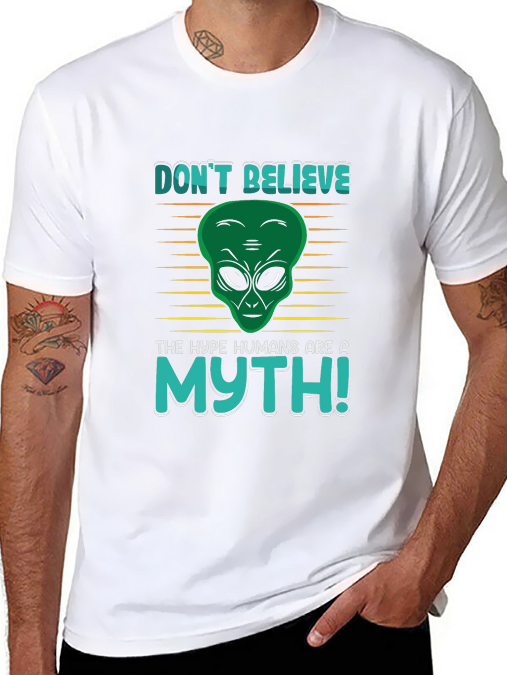 Dont Believe the Hype Alien T-Shirt