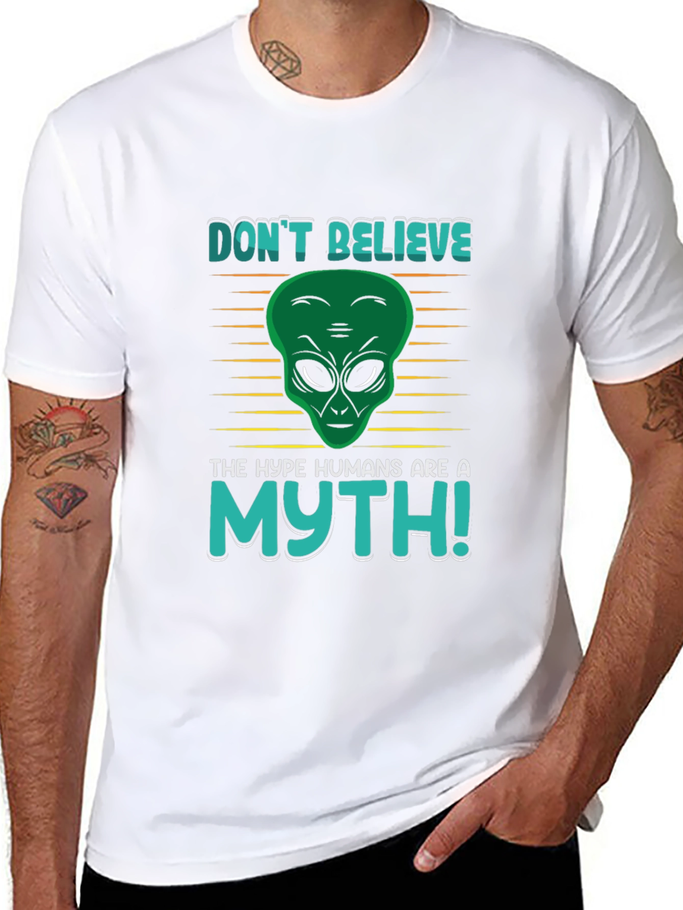 Dont Believe the Hype Alien T-Shirt