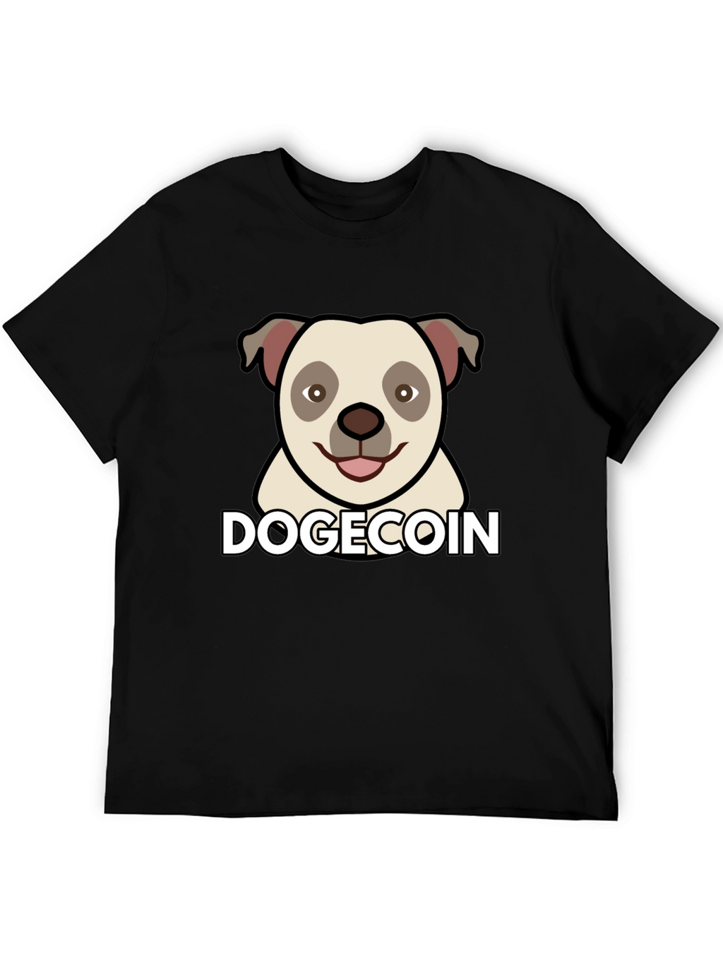 DogeCoin T-Shirt - Black Graphic Tee