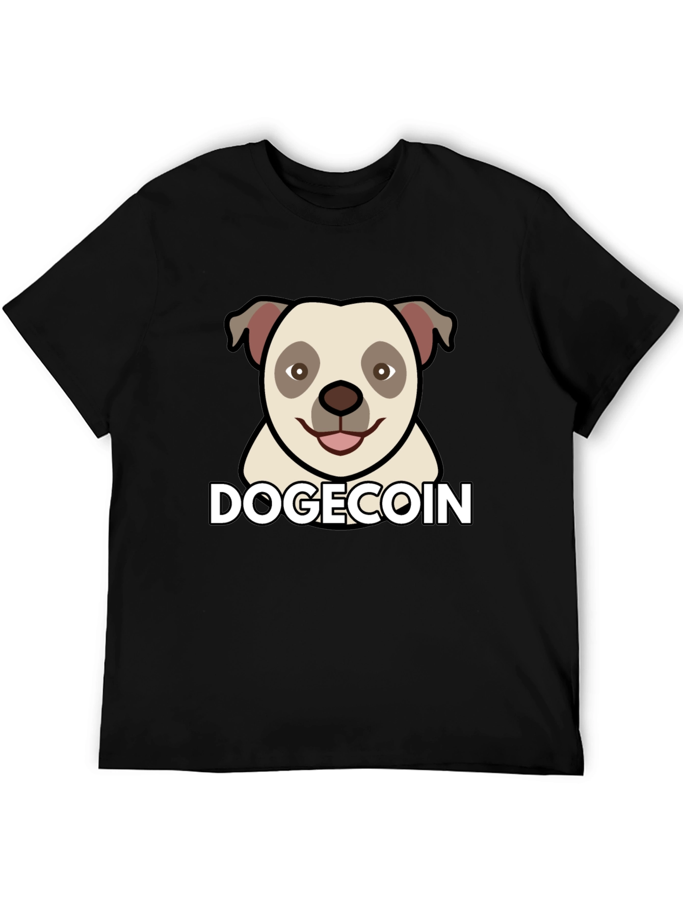 DogeCoin T-Shirt - Black Graphic Tee