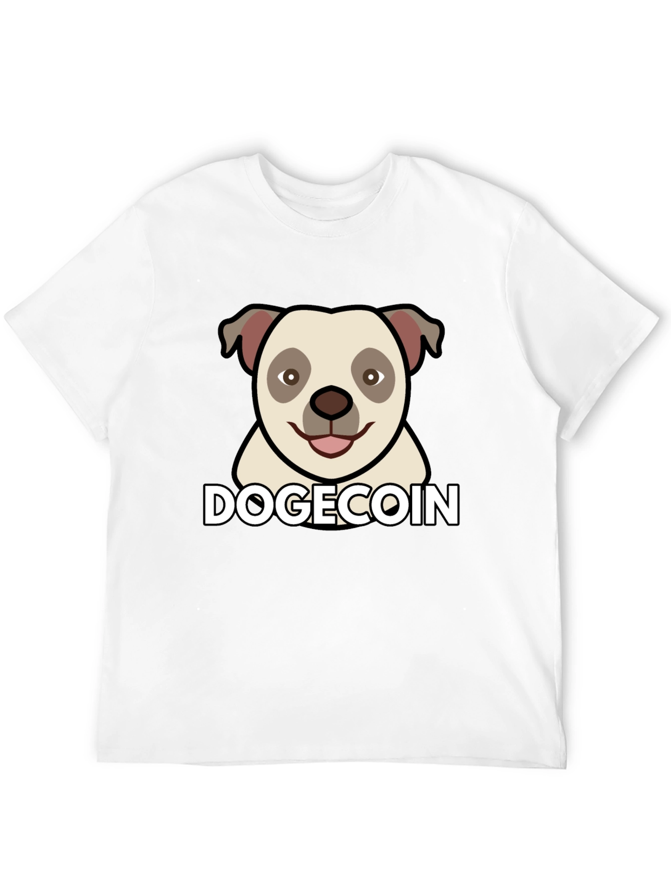 DogeCoin T-Shirt - Black Graphic Tee