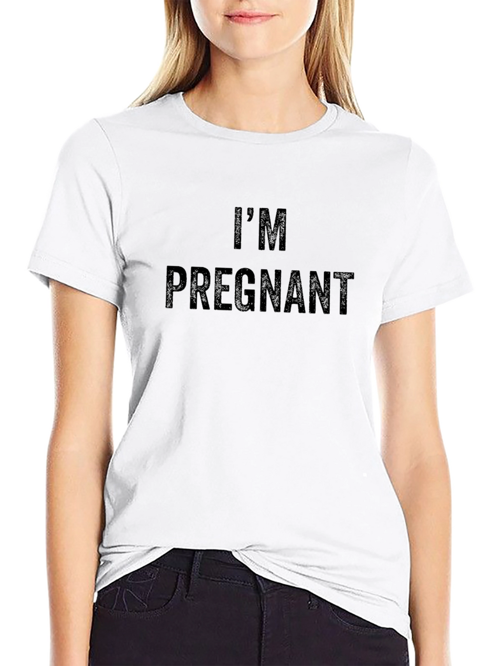 Im Pregnant Funny Graphic Tee