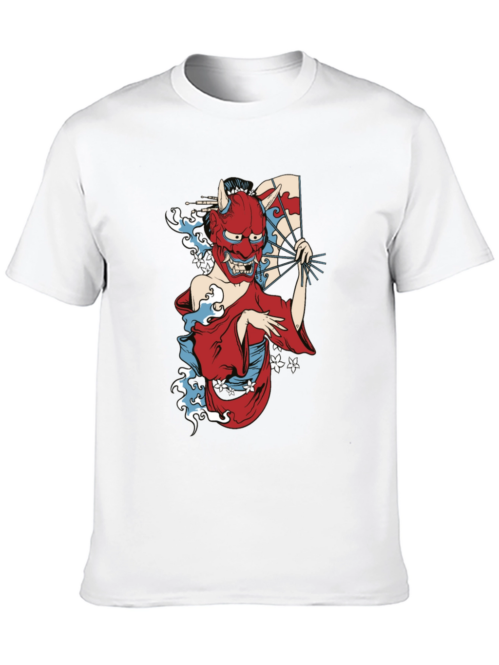 Oni Geisha T-Shirt - Japanese Demon Aesthetic