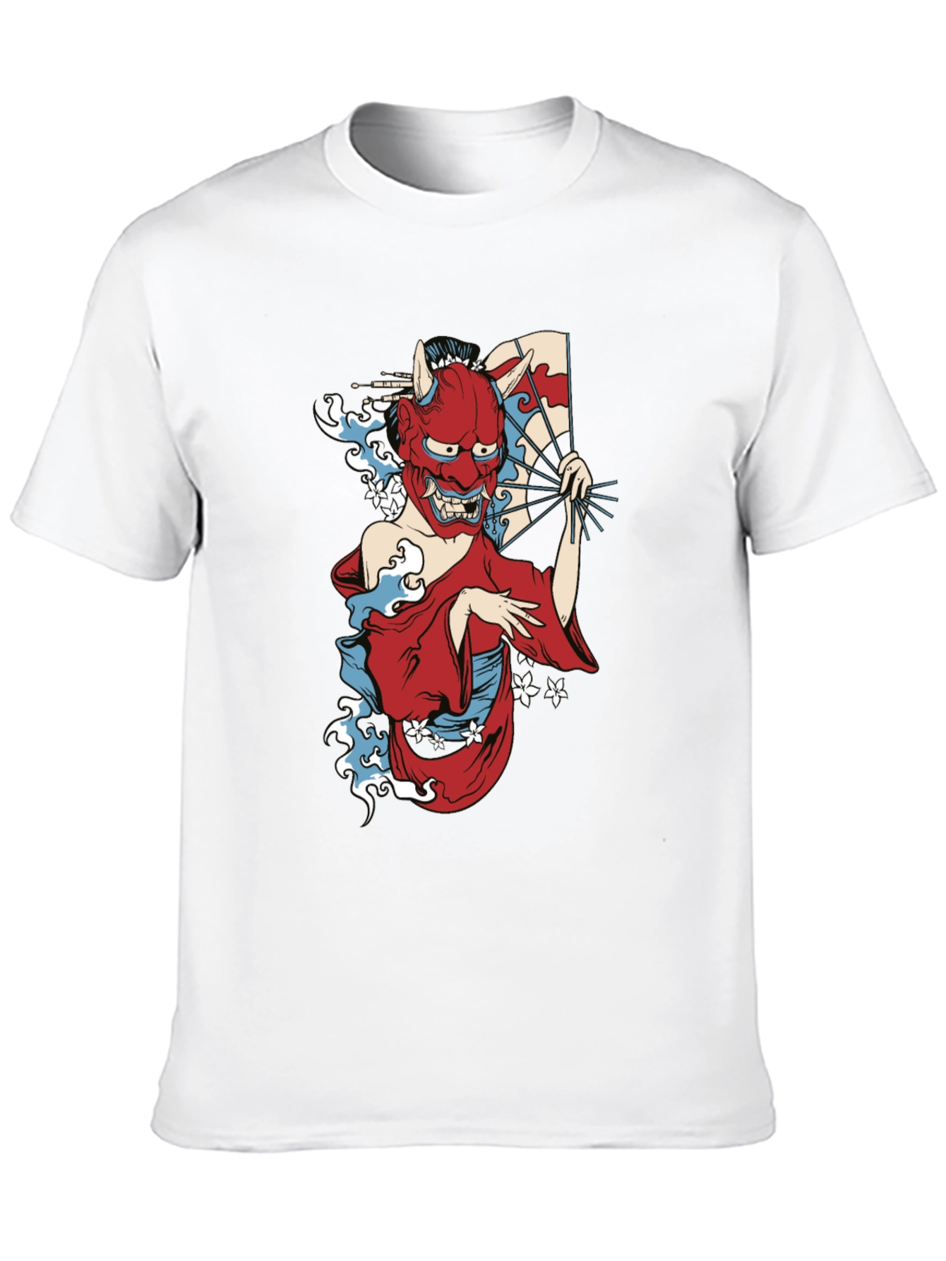 Oni Geisha T-Shirt - Japanese Demon Aesthetic