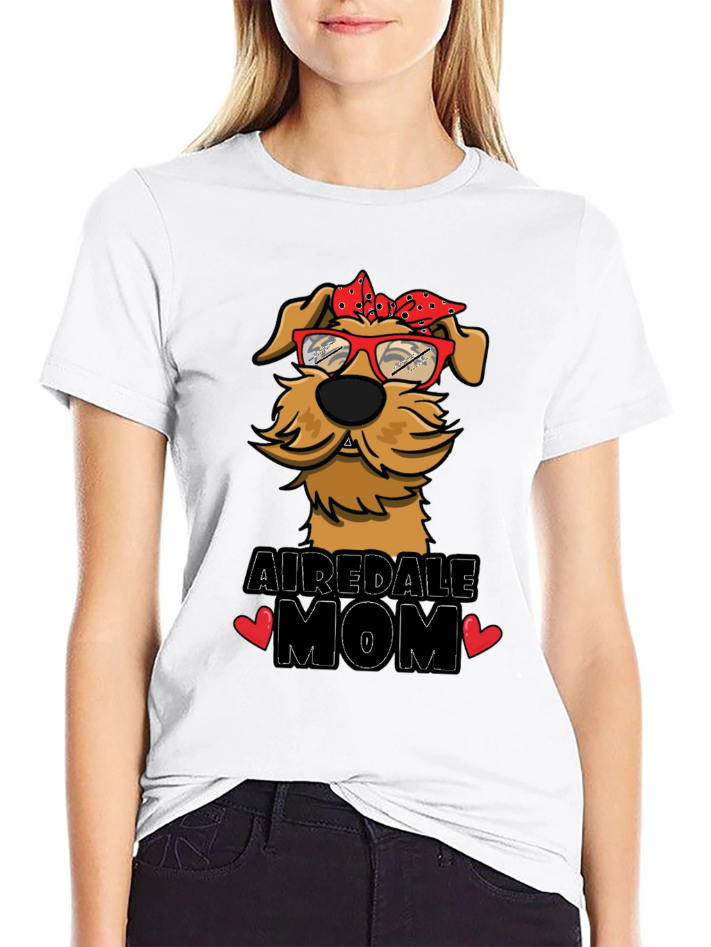 Airedale Mom Dog Lover T-Shirt