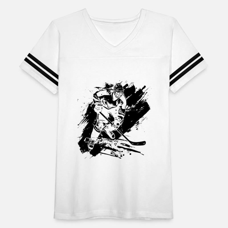 Ice Hockey Player Graffiti