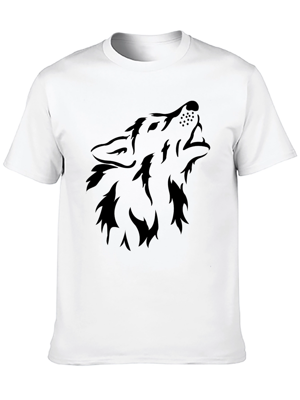 Black Wolf Graphic Tee - Mens Short Sleeve