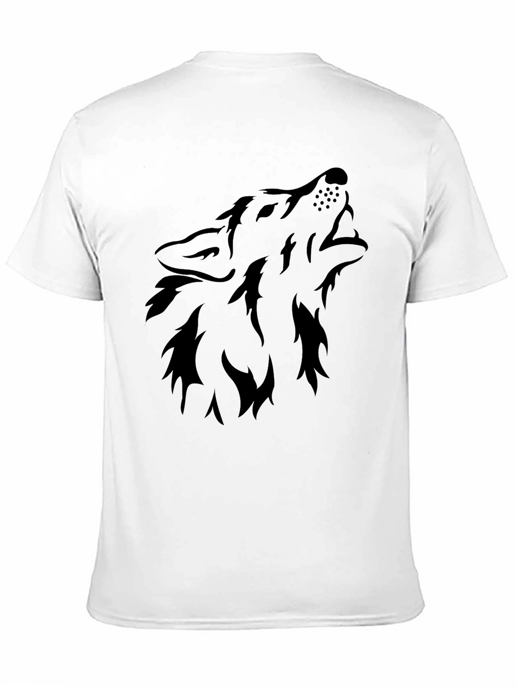 Black Wolf Graphic Tee - Mens Short Sleeve