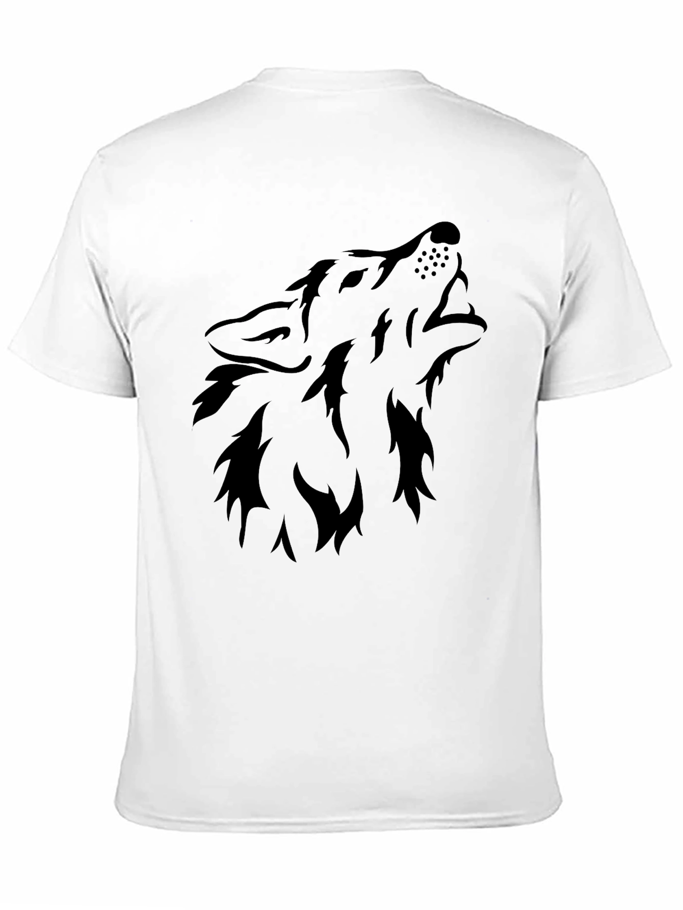 Black Wolf Graphic Tee - Mens Short Sleeve