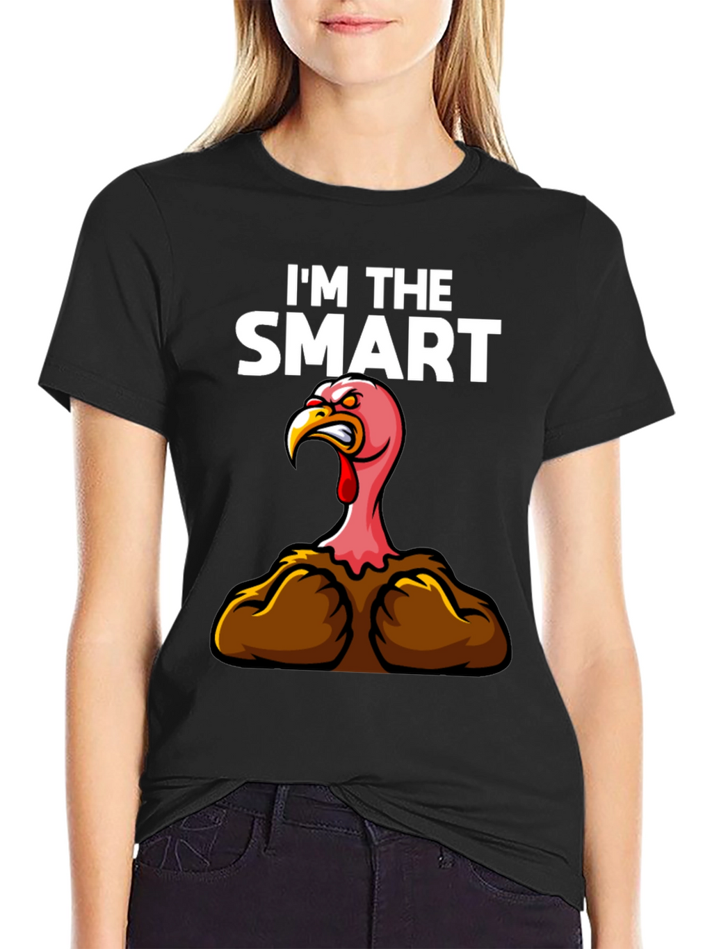Funny Im The Smart Turkey Thanksgiving T-Shirt