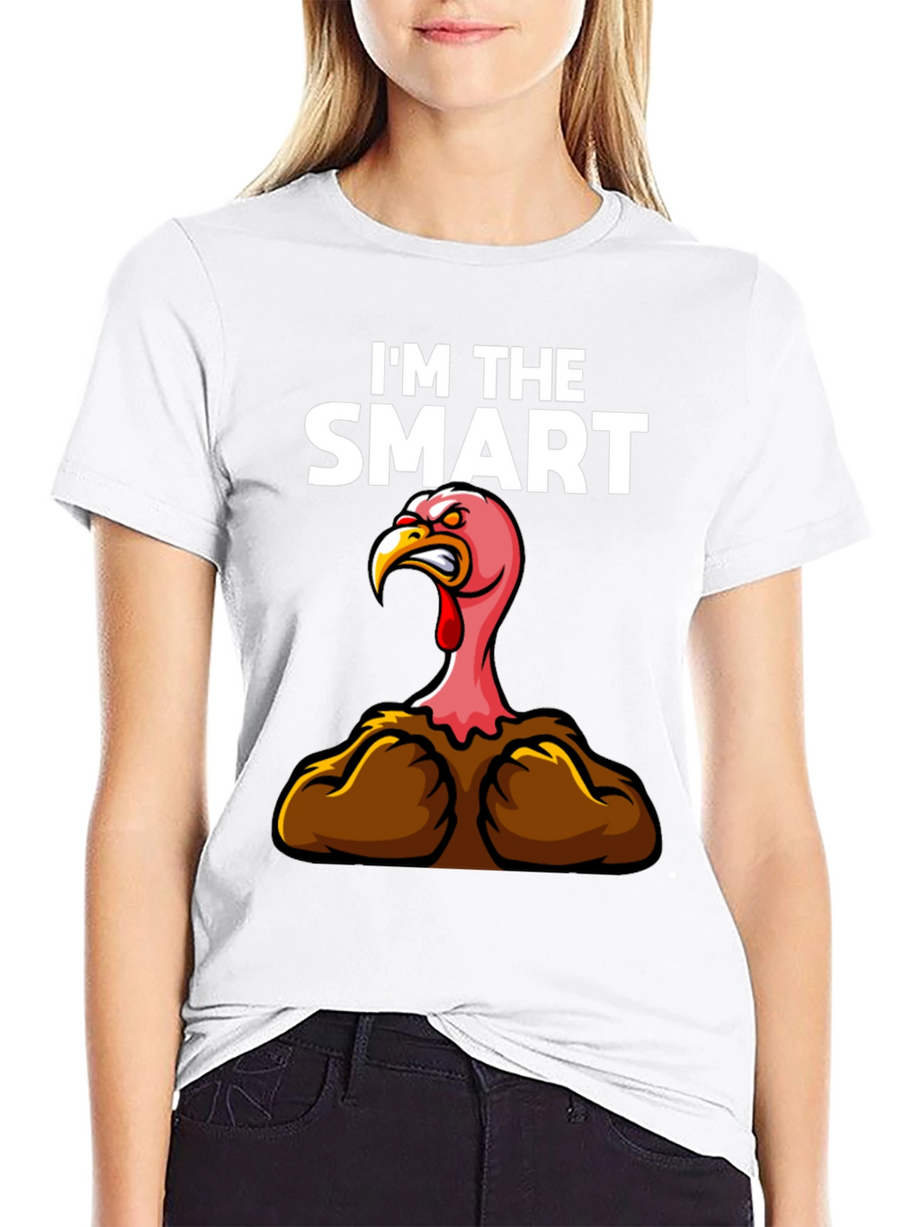Funny Im The Smart Turkey Thanksgiving T-Shirt