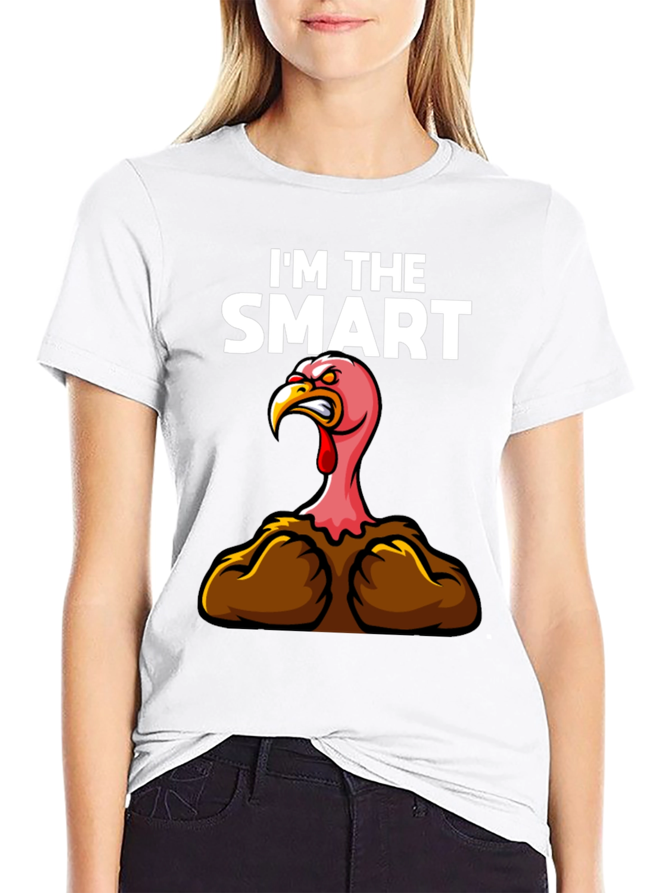Funny Im The Smart Turkey Thanksgiving T-Shirt