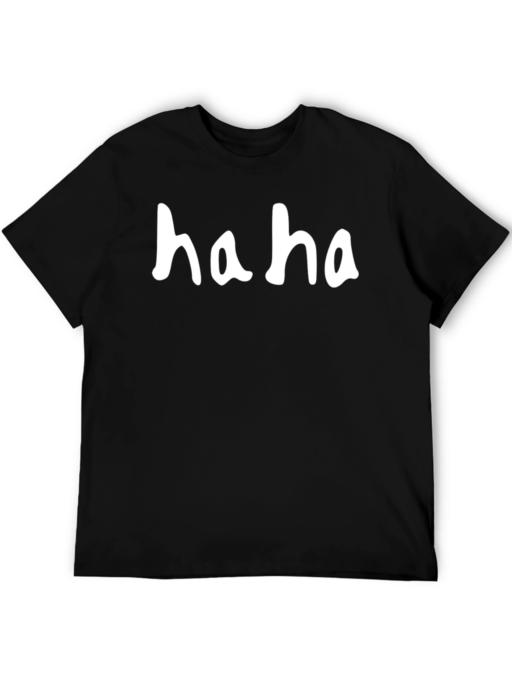 Haha Graphic Tee - Classic Humor T-Shirt