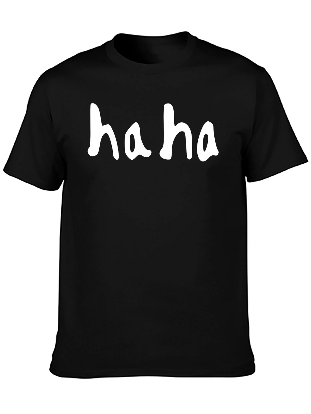 Haha Graphic Tee - Classic Humor T-Shirt