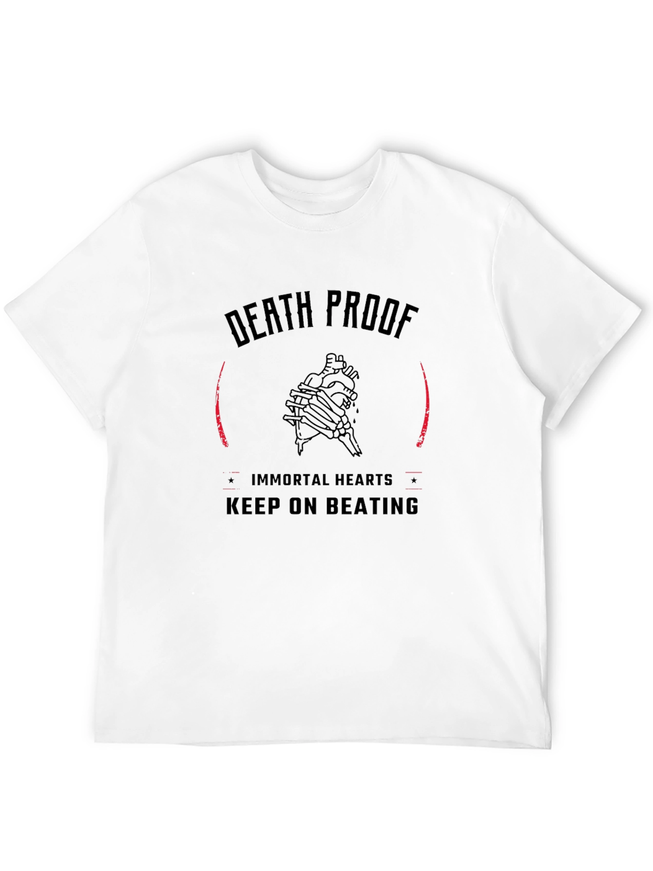 Death Proof Immortal Hearts Graphic T-Shirt