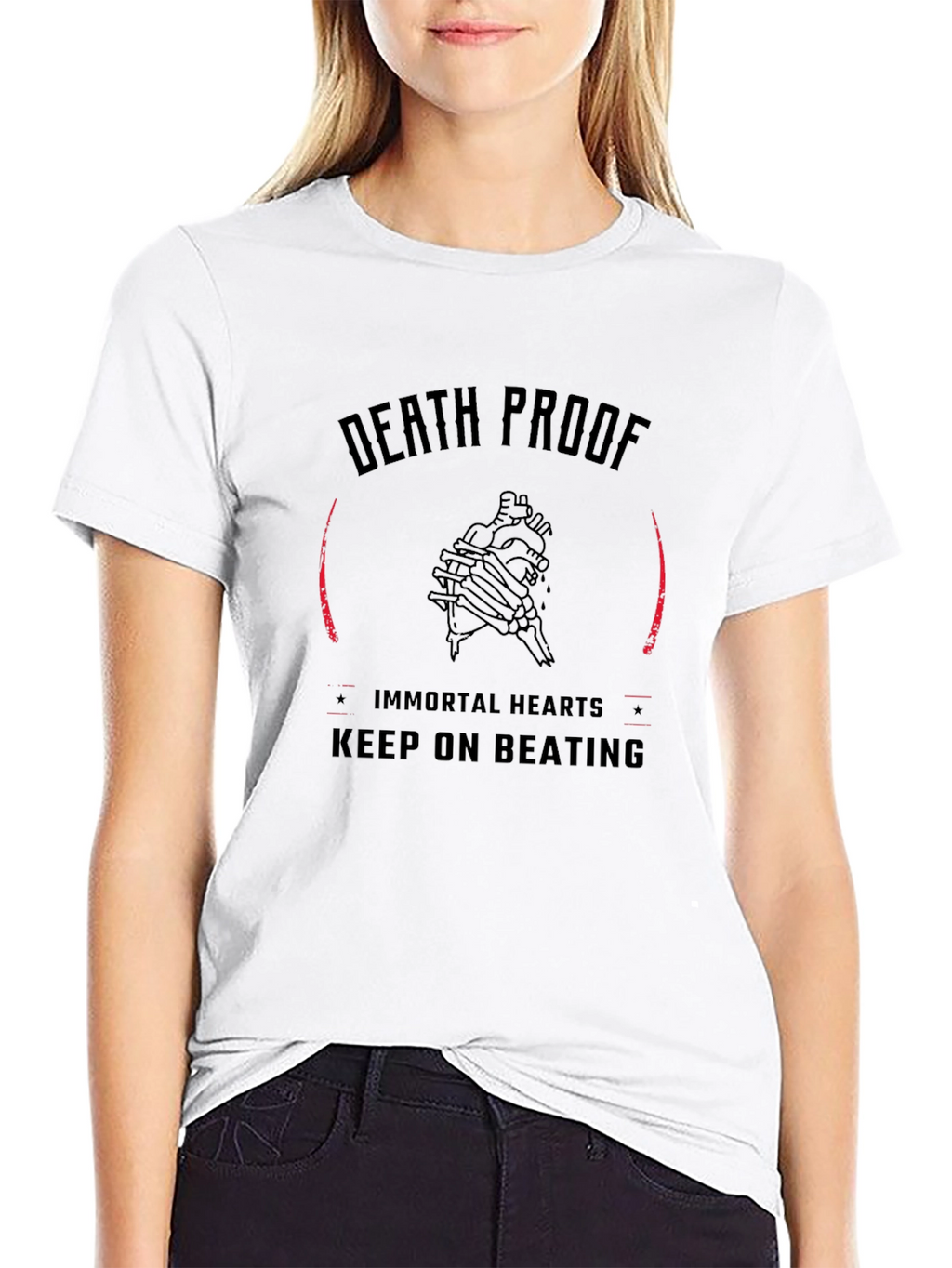 Death Proof Immortal Hearts Graphic T-Shirt