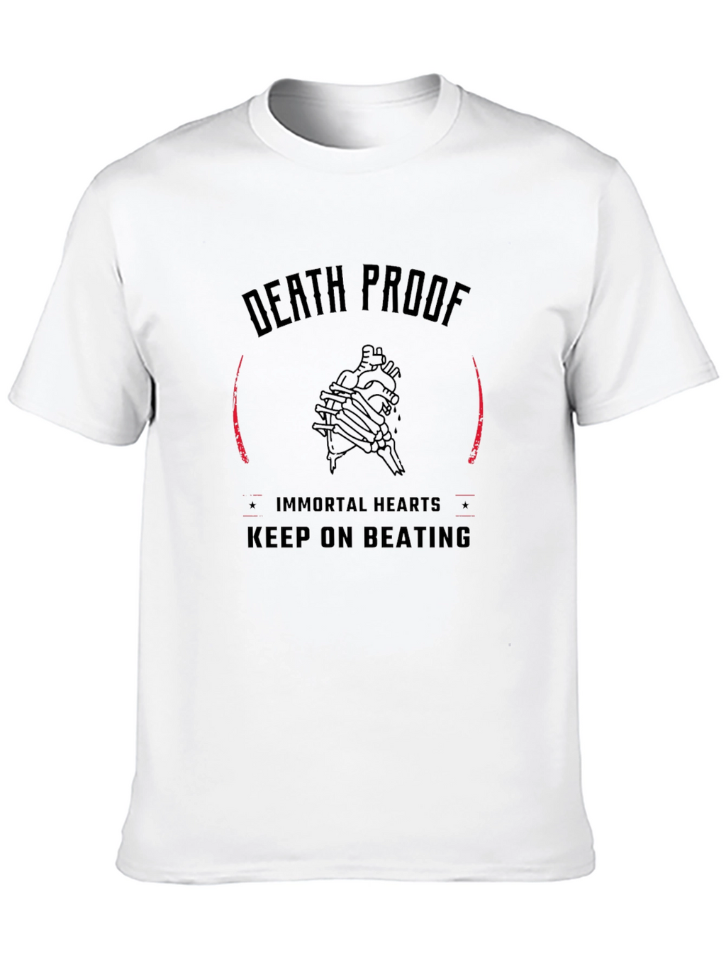 Death Proof Immortal Hearts Graphic T-Shirt