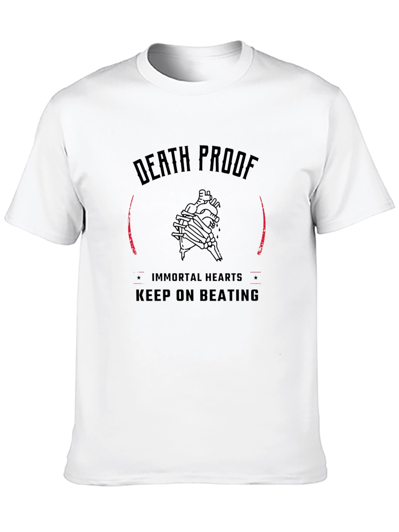 Death Proof Immortal Hearts Graphic T-Shirt