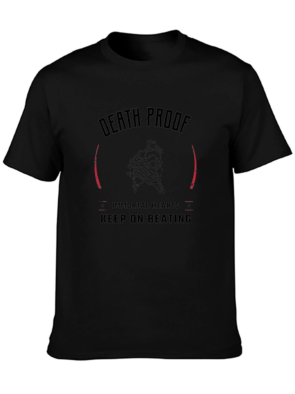 Death Proof Immortal Hearts Graphic T-Shirt