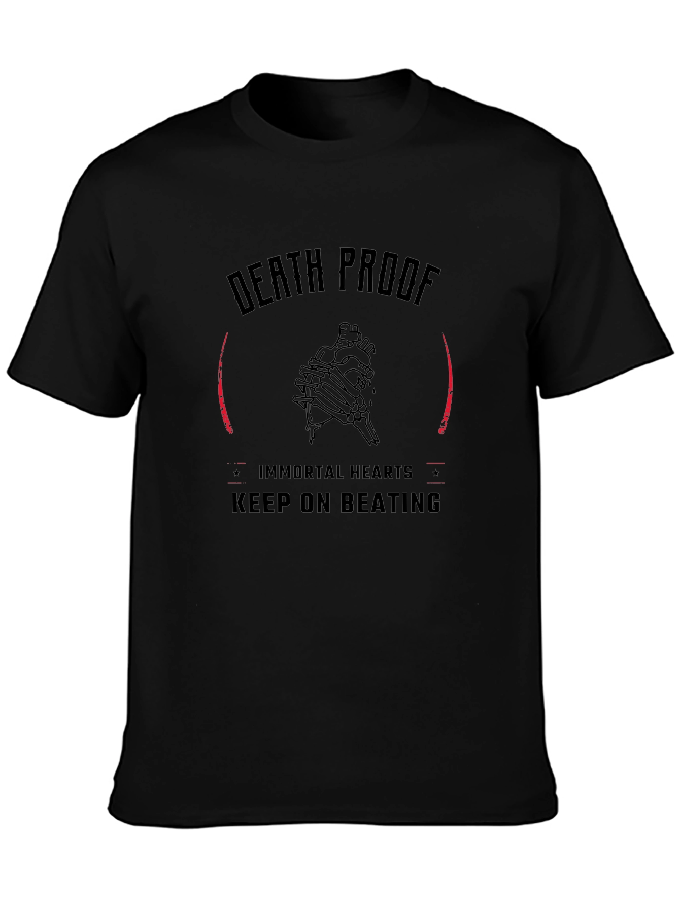 Death Proof Immortal Hearts Graphic T-Shirt