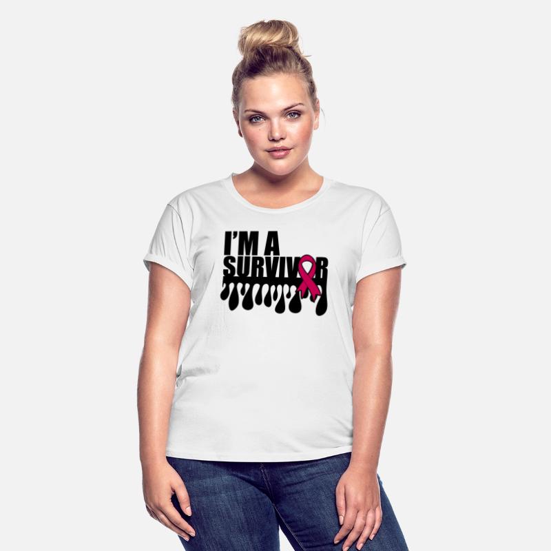 "I'm a survivor" - Breast Cancer, Pink ribbon