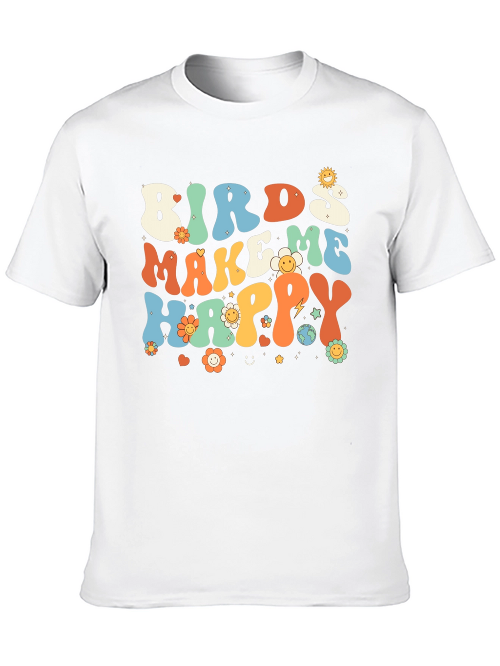 Birds Make Me Happy Graphic Tee