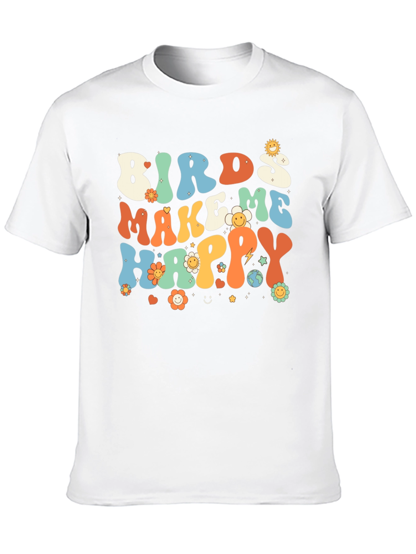Birds Make Me Happy Graphic Tee