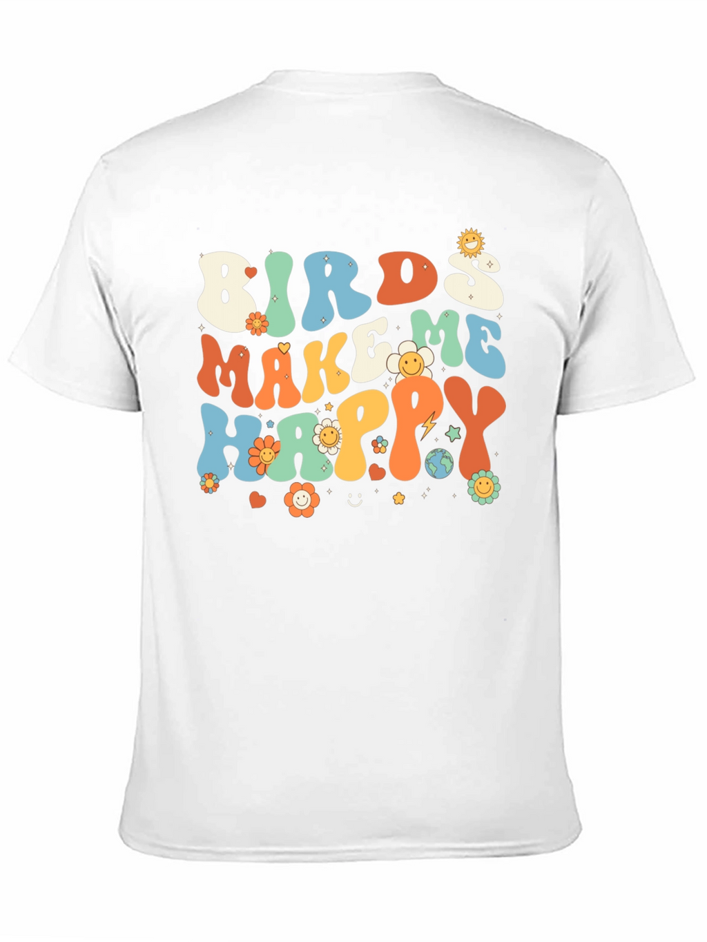 Birds Make Me Happy Graphic Tee