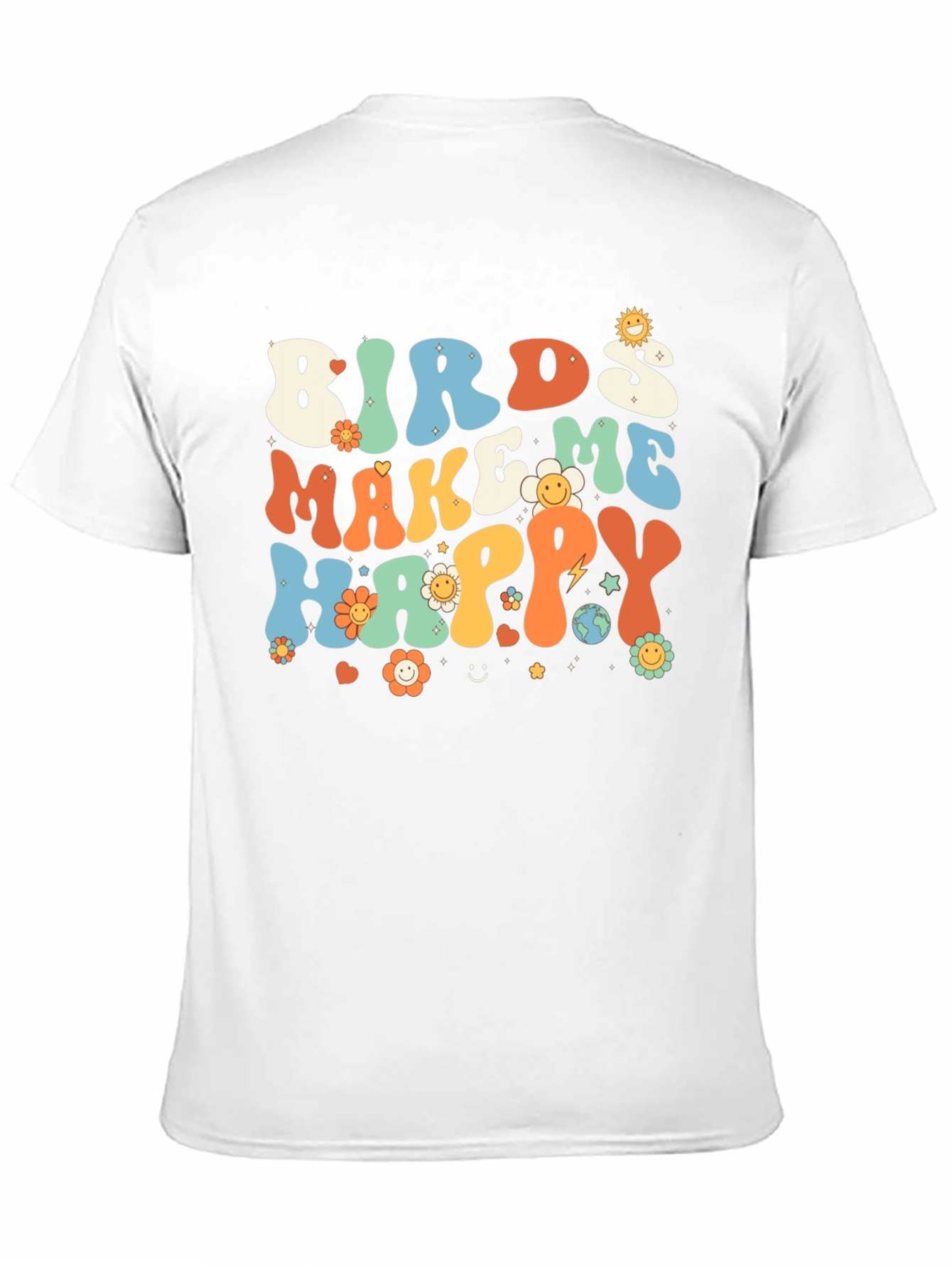 Birds Make Me Happy Graphic Tee