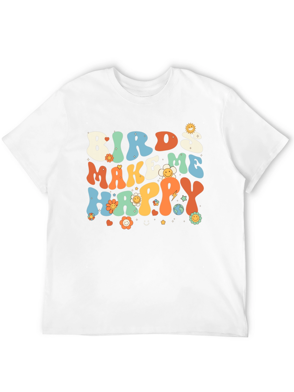 Birds Make Me Happy Graphic Tee