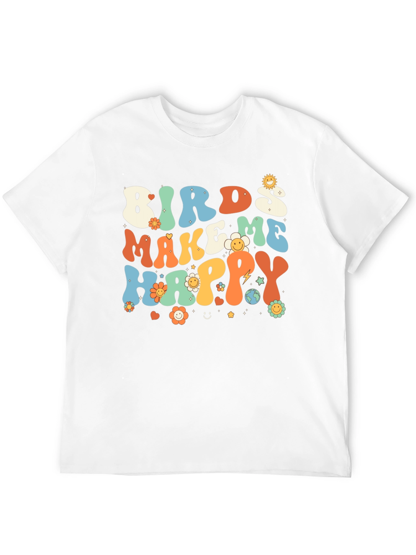 Birds Make Me Happy Graphic Tee