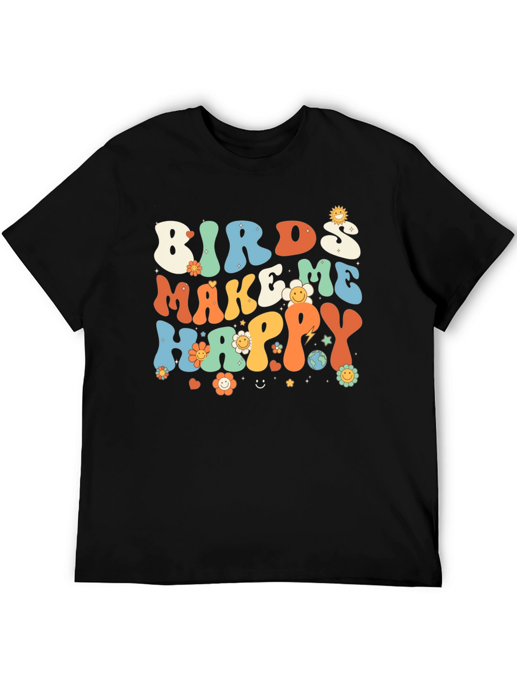 Birds Make Me Happy Graphic Tee