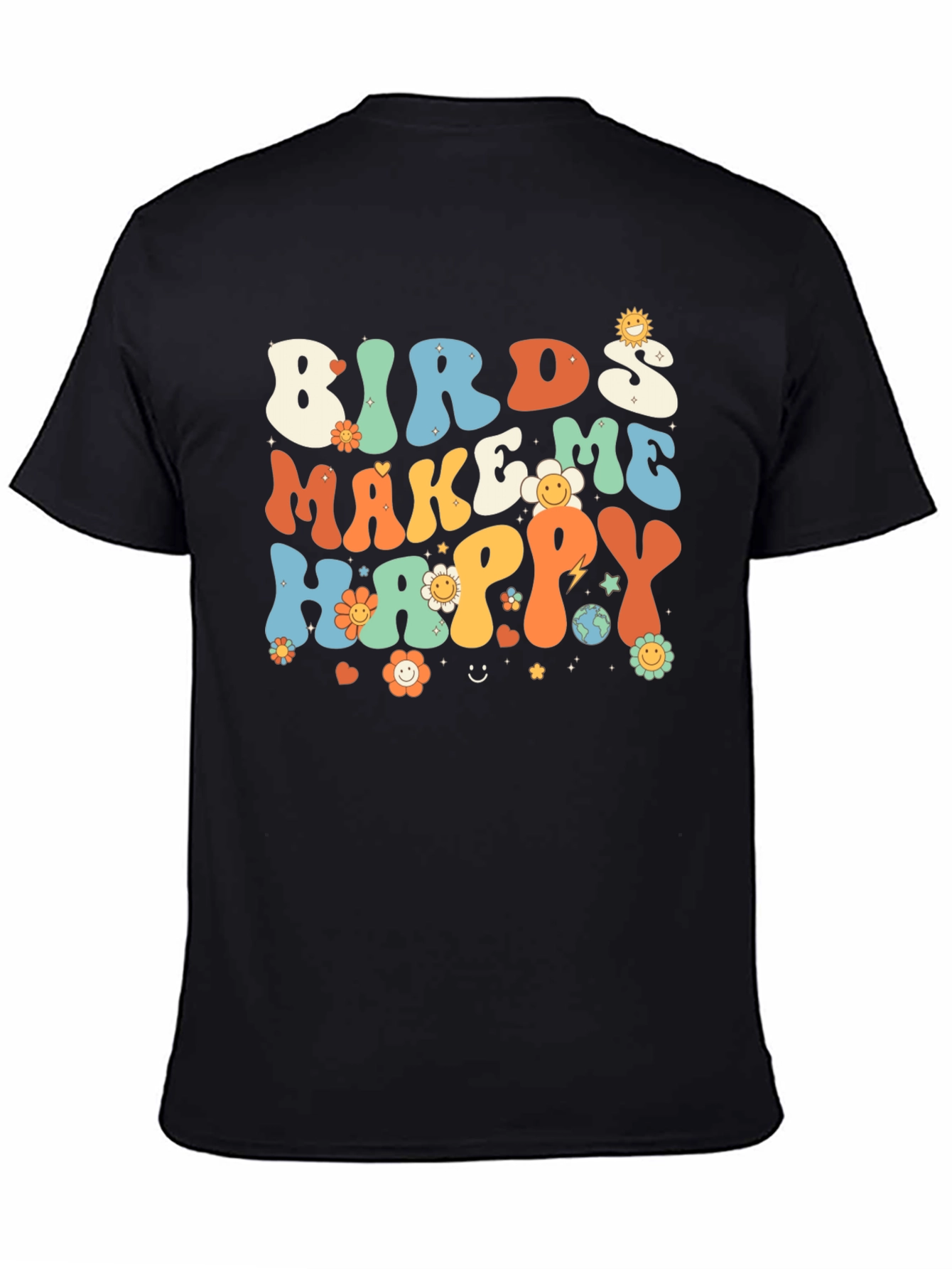 Birds Make Me Happy Graphic Tee